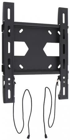 Кронштейн Holder LCD-F2511-B черный для ЖК ТВ 19-42" настенный от стены 20мм наклон 0° VESA 300x300 до 40 кг