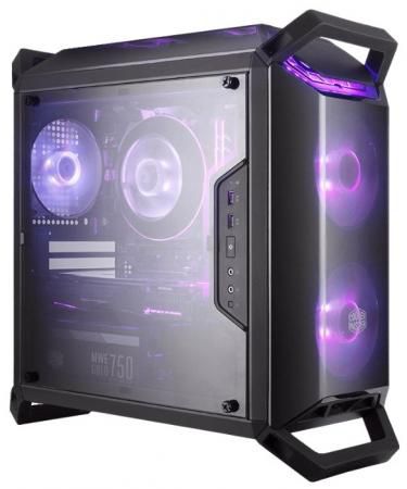 Cooler Master MasterBox Q300P, USB3.0x2, 2x120 RGB Fan, 1x120Fan, Black, ATX, w/o PSU