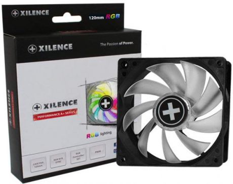 XILENCE Performance A+ case fan, XPF120RGB, 120mm LED RGB M/B sync, Hydro bearing, PWM