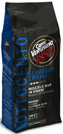 Кофе в зернах Vergnano "Crema 800" 1000 грамм