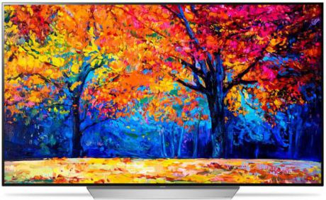 Телевизор OLED LG 65" OLED65C7V черный/серебристый/Ultra HD/50Hz/DVB-T2/DVB-C/DVB-S2/USB/WiFi/Smart TV (RUS)
