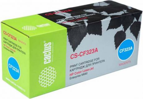 Тонер Картридж Cactus CS-CF323AV пурпурный (16500стр.) для HP CLJ Ent M680