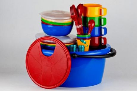 SOLARIS набор посуды на 4 персоны в контейнере