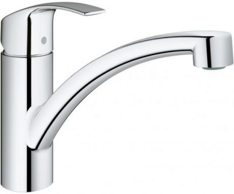 Смеситель для кухни GROHE EUROSMART NEW 33281002 низк.изливхром однорычажный