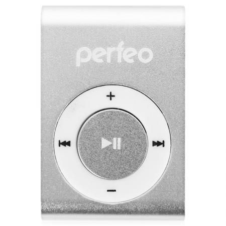 Perfeo цифровой аудио плеер Titanium Lite, серебряный (PF_A4186)
