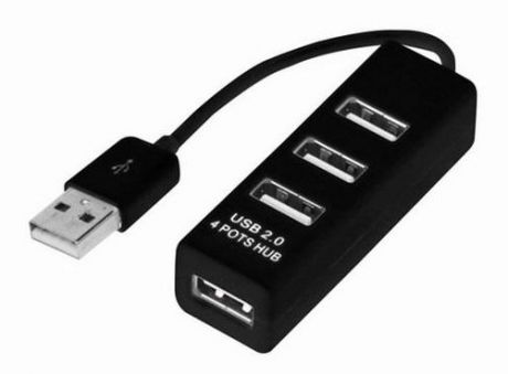 Разветвитель USB 2.0 REXANT 18-4103 4 x USB 2.0 черный