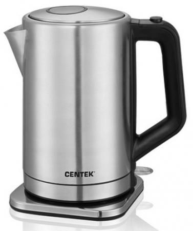 Чайник Centek CT-1046 M 2600 Вт серебристый чёрный 3 л нержавеющая сталь