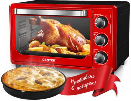 Мини-печь Centek CT-1537-30 Red Promo