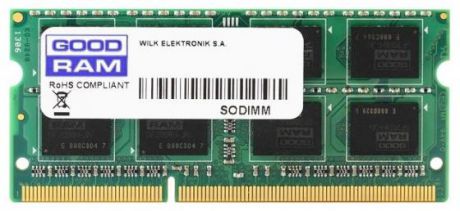 Оперативная память для ноутбука 2Gb (1x2Gb) PC3-10600 1333MHz DDR3 SO-DIMM CL9 Goodram GR1333S364L9/2G