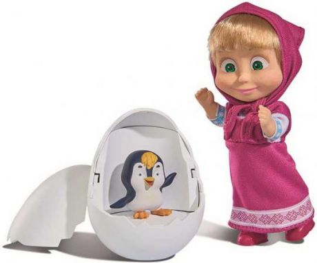 Кукла SIMBA 9301003 Маша с пингвинёнком