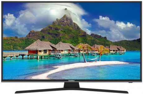 55", LED, Full HD, Smart TV, DVB-T2/C/S2, Телетекст, Ethernet (RJ-45), яркость 400кд/м2, 6Вт, черный