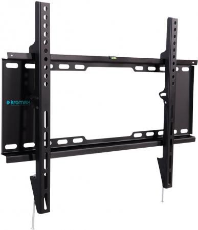 Кронштейн Kromax IDEAL-101 black, для LED/LCD TV 32"-90", max 20 кг, настенный, 0 ст свободы, от стены 30 мм, max VESA 600x400 мм