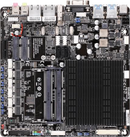 Материнская плата GigaByte GA-N3160TN с процессором Intel 2xDDR3 1xPCI-E 1x 2 mini-ITX