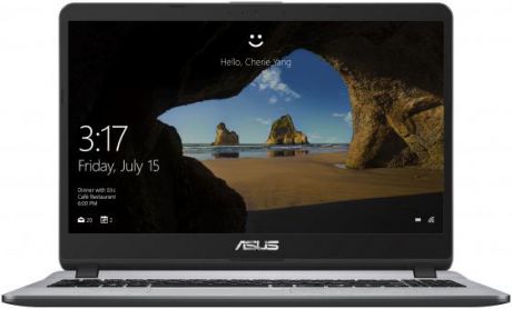 Ноутбук ASUS X507UB-BQ366 15.6" 1920x1080 Intel Core i3-8130U 1 Tb 8Gb nVidia GeForce MX110 2048 Мб серый DOS 90NB0HN1-M05250