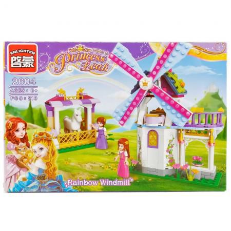 Конструктор ENLIGHTEN BRICK Rainbow Windmill 210 элементов BRICK2604