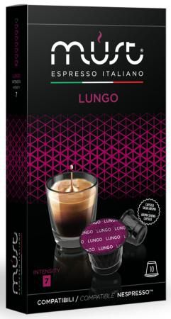 Кофе в капсулах MUST Nespresso - Lungo 91 грамм