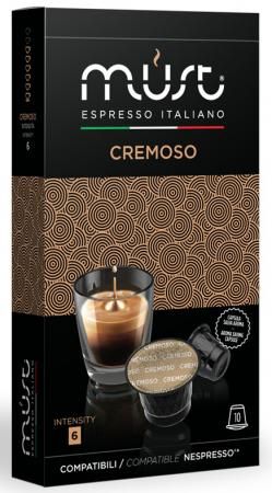 Кофе в капсулах MUST Nespresso - Cremoso 50 грамм