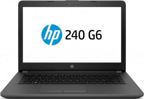HP 240 G6 Core i5-7200U 2.5GHz,14" HD (1366x768) AG,4Gb DDR4(1),500Gb 5400,DVDRW,31Wh,1.8kg,1y,Silver,DOS