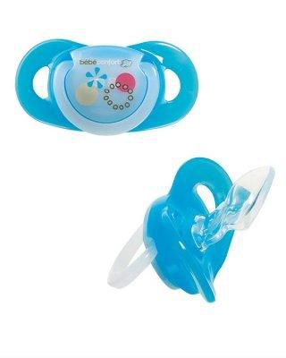 Комплект из 2-х силиконовых пустышек Bebe Confort Safe Dummies размер Т1-3-12 мес.