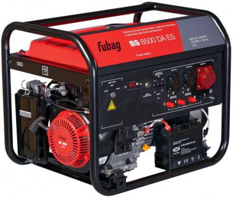 Бензиновый генератор FUBAG BS 8500 DA ES 8.5 кВа/6.4 кВт, время работы: 5.5 ч.