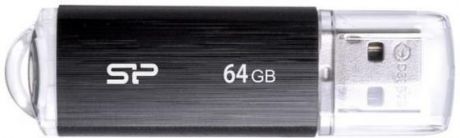 Внешний накопитель 64GB USB Drive <USB 2.0> Silicon Power Ultima USB2.0 черный (SP064GBUF2U02V1K)