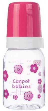 Бутылочка для детей до 3х лет в наборе с соской молочной силиконовой "Canpol babies" (11/820) 120 мл