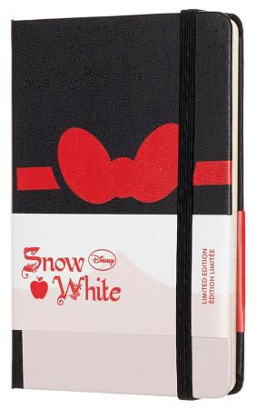 Блокнот Moleskine Limited Edition SNOW WHITE LESNMM710BW Pocket 90x140мм 192стр. линейка Bow (Бант)