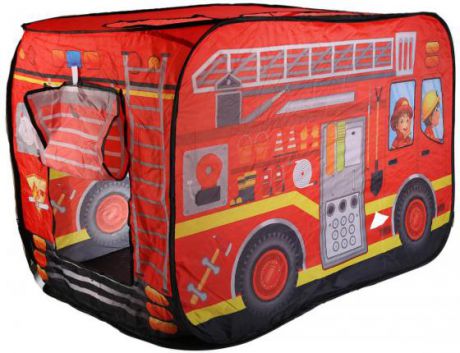 Игровая палатка Shantou Gepai Пожарная машина + мячики 995-7035A