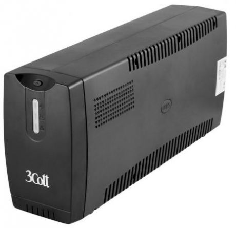 3Cott ИБП 3Cott-1050-CNL Connect Line 1050VA/630W USB,AVR,RJ11,RJ45 (3 Euro) {0509784}
