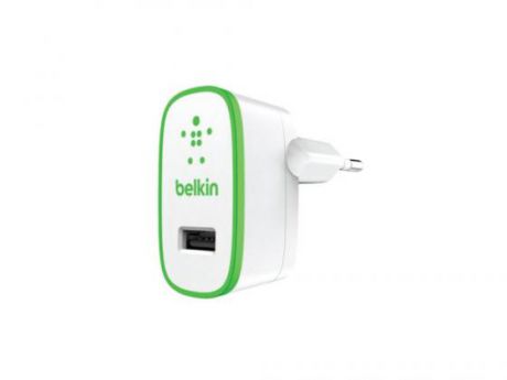 Автомобильное зарядное устройство Belkin для iPhone iPod 2.4A F8J040VFWHT белый