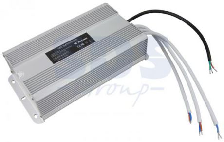 Источник питания 110-220V AC/12V DC, 25А, 300W с проводами, влагозащищенный (IP67)