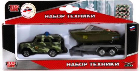 Внедорожник Технопарк УАЗ 2 шт 22 см камуфляж SB-16-35-M-WB
