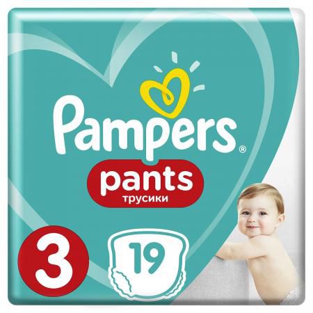 Трусики Pampers Pants 3 (6-11 кг) 19 шт