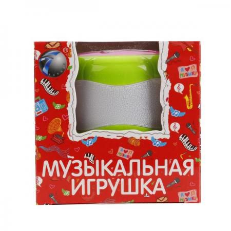 ИГРУШКА МУЗ. НА БАТ. СВЕТ+ЗВУК, В АССОРТ. В РУСС. КОР. 8,5*8,5*8,5СМ в кор.4*36шт