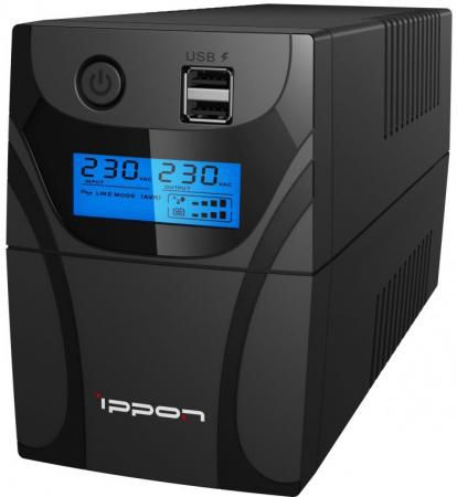 Источник бесперебойного питания Ippon Back Power Pro II 600 360Вт 600ВА черный