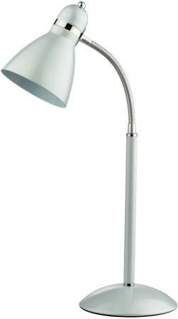 Лампа настольная ODEON LIGHT 2411/1T белый металлик E27 60W Mansy