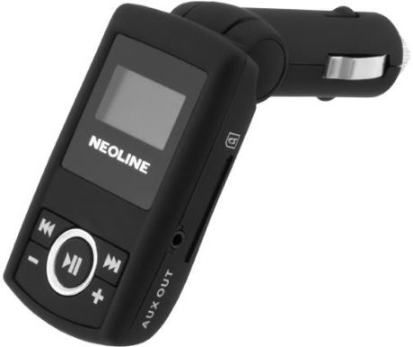 FM трансмиттер Neoline Splash FM microSD USB пульт ДУ черный