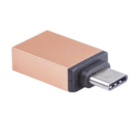 Адаптер Type-C USB 3.0 Blast BMC-602 золотистый