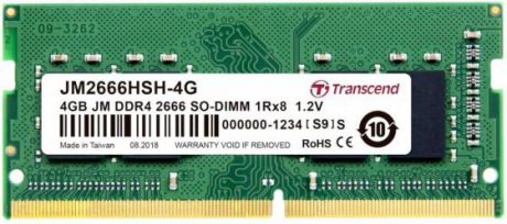 Модуль памяти SO-DIMM DDR4 Trancsend 4GB U-DIMM (JetRam) 2666MHz CL19 [JM2666HSH-4G]