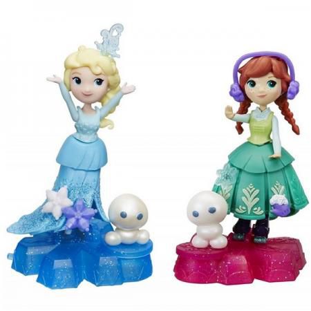 Игрушка Hasbro Disney Princess маленькая кукла Холодное Сердце на платформе-снежинке