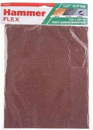 Листы шлифовальные Hammer Flex 241-011 230x280мм, P800 (5шт), бумажная основа