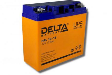 Delta HRL 12-18 X (17.8 А\ч, 12В) свинцово- кислотный аккумулятор
