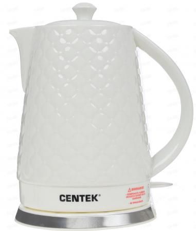 Чайник Centek CT-0061 2000 Вт белый 2 л керамика