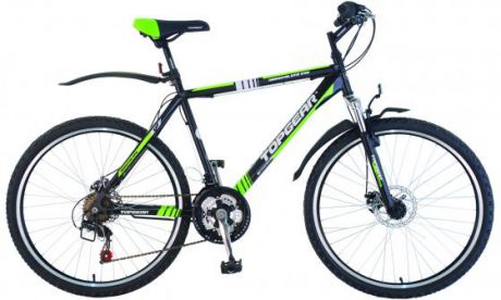 Велосипед двухколёсный Top Gear Adrenaline 215 18" черно-зеленый ВН26353Н
