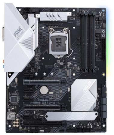 Материнская плата ASUS PRIME Z370-A II Socket 1151 v2 Z370 4xDDR4 3xPCI-E 16x 4xPCI-E 1x 6 ATX Retail 90MB0ZT0-M0EAY0