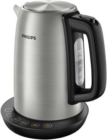 Чайник Philips/ 2200 Вт, 1,7 л, кнопка с подсветкой. Корпус: сталь