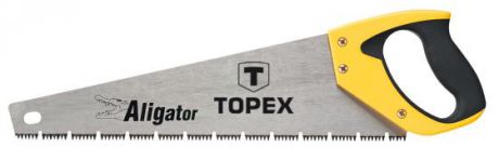 Ножовка TOPEX 10A451 по дереву 500мм AliGator 7TPI