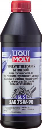 Cинтетическое трансмиссионное масло LiquiMoly Vollsynthetisches Getriebeoil 75W90 1 л 1950