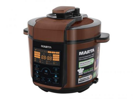 Мультиварка Marta MT-4309 900 Вт 5 л черный медный