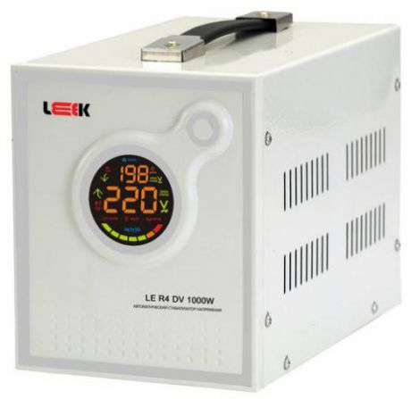 Стабилизатор напряжения LEEK LE R4 DV 1000W (настол. верт.) 140-270V, IP20 (4) рел.